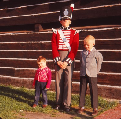 Three of my uncles at Fort York in Toronto (circa 1962).